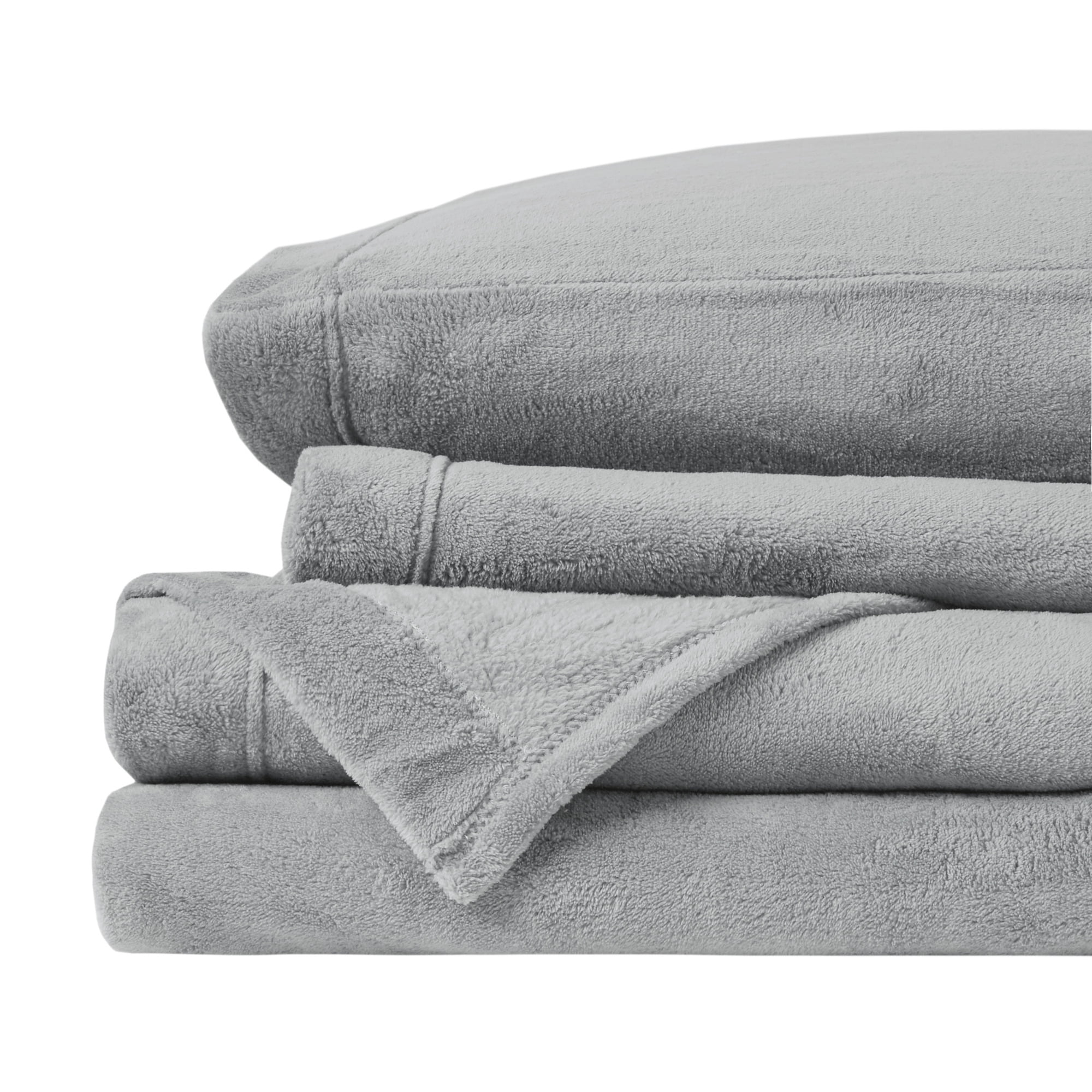 Comfort Classics Soloft Plush Solid Micro Raschel Bedding Sheet Set