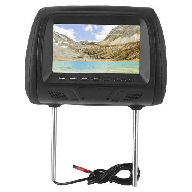 Lecteur DVD avec Appuie-Tête pour Voiture, Moniteur CD DVD Portable 7 Pouces, Prend en Charge USB, Lecteur Vidéo LCD avec Appuie-Tête, Lecteurs Vidéo pour Voiture