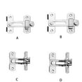 thumbnail image 4 of Riwesomey 2 piezas de pestillo de ángulo recto, hebillas de cerrojo, herrajes para muebles de seguridad, cerraduras para puertas, adornos de inodoro, Herramientas y ferretería Hebilla de 90 grados/S Riwesomey TO008884-03, 4 of 6