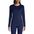 thumbnail image 3 of Lands' End Women's Thermaskin Heat Long Sleeve Crewneck Long Underwear Top, 3 of 3