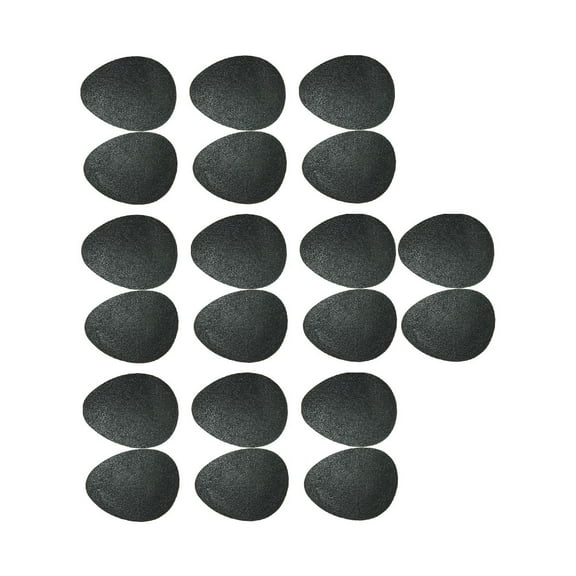 Raindrops 10 Pairs Anti-slip Forefoot Shoes Pad Cowhells Shoe Insoles Adhesive Half Insoles (Large)