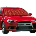 thumbnail image 2 of Kdxio Red Skulls 1 Print Front Windshield Sun Shade,Folding Auto Sunshade for Car Truck SUV-Small, 2 of 5