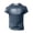 Dark Gray, variant on CIENVNSTG Men's USA Flag Print Independence Day T-Shirt Short Sleeve Crewneck Neckline Casual Patriotic Style Lightweight Breathable Top For Holiday Celebrations And Everyday Use Dark Gray M