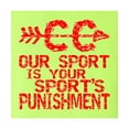 thumbnail image 2 of Go All Out Our Sport Is Your Sport's Punishment Cross Country T-Shirt Mens/Women/Youth, 2 of 3