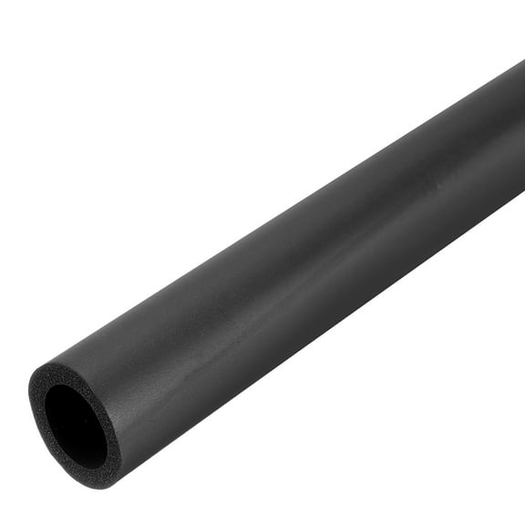 Uxcell Pipe Insulation Tube Foam, 4/5" ID x 3/16" Thick x 1.64ft Foam Pipe Cover Non-Slip Hollow Foam Tubing Guitar Air Conditioner Stand Fitness Equipment Handles, Black