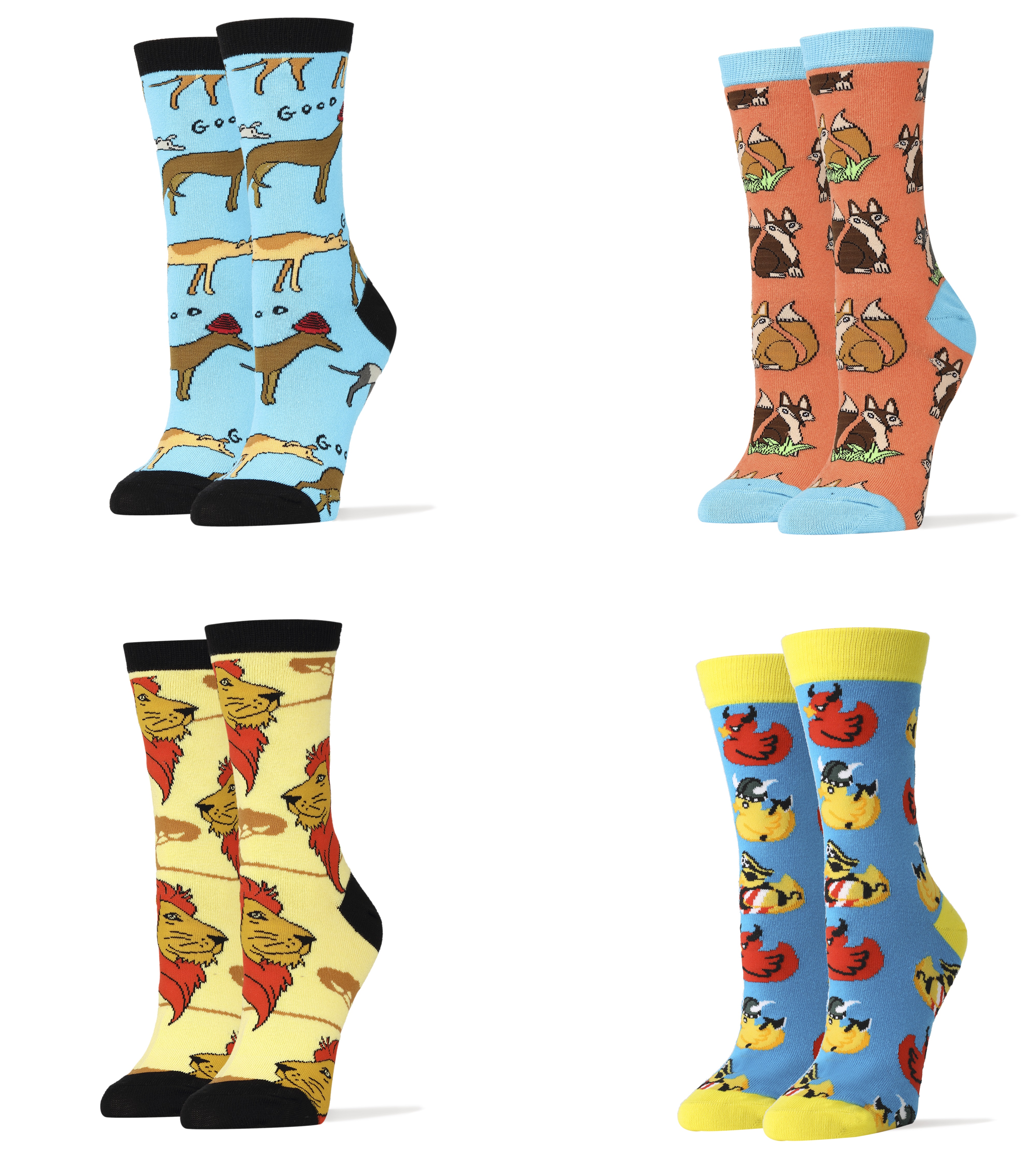 JYinstyle Funny Socks Kids Novelty Crew Socks Duckies