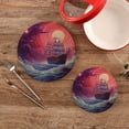 thumbnail image 2 of Coolnut Ship in Ocean Trivets Pot Holders Set of 2 Potholders for Kitchens Pure Cotton Thread Weave Trivets,Hot Pads for Kitchens,Coasters,Placemats,Spoon Rest for Cooking Home Decor, 2 of 7