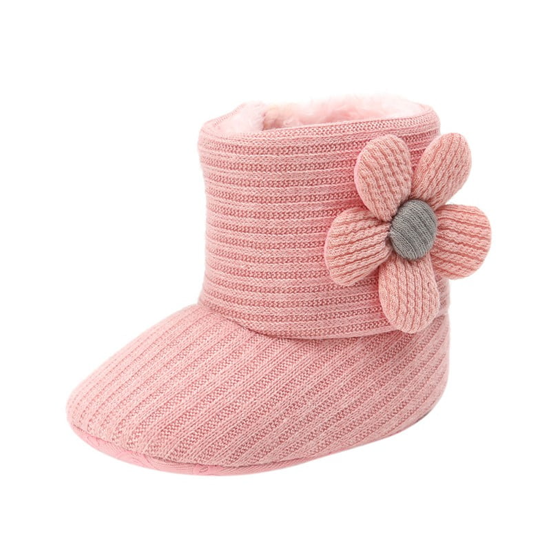 Baby Girl Winter Warm Fleece High-top Snow Boots Shoes,for 0-18M
