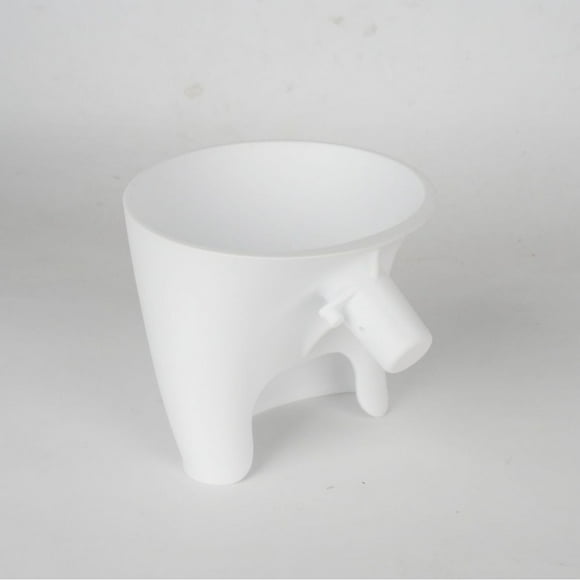 Entonnoirs à Farine Lot de 3, Entonnoirs en Plastique pour Mélangeurs KitchenAid, Design Facile à Verser, Convient pour Poudres Ou Liquides, Empêche les Éclaboussures et les Dégâts, Blanc
