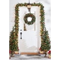 thumbnail image 2 of BrylaneHome 14"H Red Christmas Lantern With Led Candles, 2 of 2