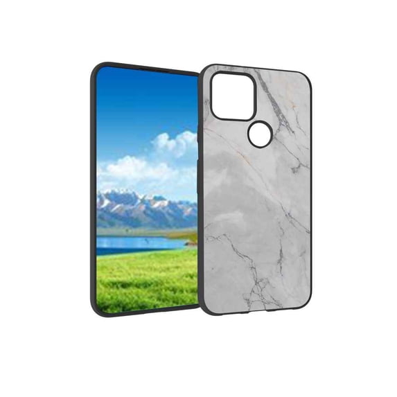 Marble-224 Phone Case, Degined for Google Pixel 5(2020) Case Men Women, Flexible Silicone Shockproof Case for Google Pixel 5(2020)