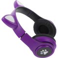 thumbnail image 5 of Wireless Cat Ear Headset Cartoon Design For Women And Teen Girls In Purple Color With Stereo Sound 1Set, 5 of 5