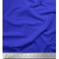 thumbnail image 1 of Soimoi Blue polyester Crepe Fabric Diamond Geometric Decor Fabric Printed Yard 52 Inch Wide, 1 of 5