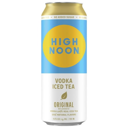 High Noon Original Vodka Iced Tea, 23.67 fl oz Can, 4.5% ABV