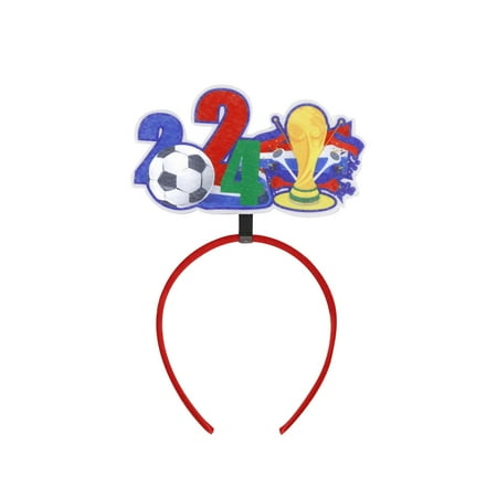 

2024 Home European Cup Cheering Props Football Headbands Top 24 Fans Headwear Club Cheerleading Decorative Headbands