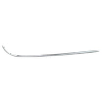 Bumper Trim Compatible With 2002-2004 Mercedes Benz C32 AMG Front, Right Passenger Side, Outer Chrome