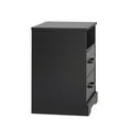 thumbnail image 5 of Prepac Rustic Ridge Farmhouse Nightstand Bedside Table, Black Nightstand for Bedroom, End Table with 2 Drawers and Open Shelf 16.25"D x 18.75"W x 24.5"H, BDNR-1602-1, 5 of 12