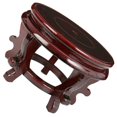 thumbnail image 1 of Flower Pot Base Vintage Decor Display Stand Wooden Vase Potted Plants Rack Riser, 1 of 6