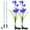 Blue, variant on Luxtrada Outdoor Solar Stake Lights - 2 Pack Solar Powered Lights with 8 Lily Flower, Multi-color Changing LED Solar Stake Lights for Garden, Patio, Backyard