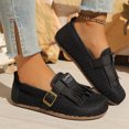 thumbnail image 2 of YOUYEDIAN Loafers for Women Versatile Round Toe Soft Mesh Casual Slip On Belt Design Flats Fashion Breathable Comfortable Sport Shoes, 2 of 5