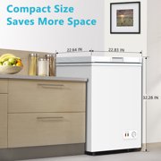 PRO CHOICE 3.8 cu ft Compact Chest Freezer, White