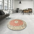 thumbnail image 4 of Ahgly Company Machine Washable Indoor Rectangle Traditional Rust Pink Area Rugs, 2' x 5', 4 of 7