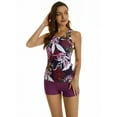 thumbnail image 5 of KXCFCYS Two piece Swimwear Tank Swimsuit for Women Tankini Plus Size Bathing Suit, 5 of 7
