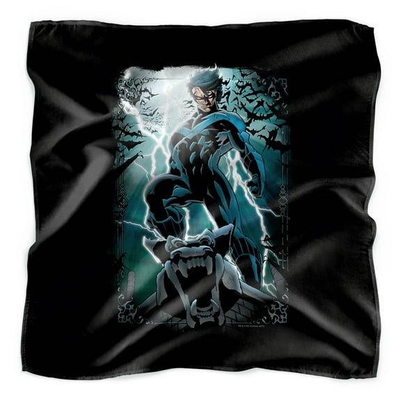 Batman Nightwing Night Light Bandana (21 in x 21 in)