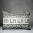 thumbnail image 3 of Creative Products Fa La La La Sweater Pattern 14x20 Spun Poly Pillow, 3 of 3
