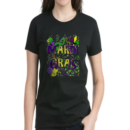 CafePress - MARDI GRAS - Women's Dark T-Shirt
