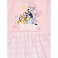 thumbnail image 5 of Bluey Toddler Girls Woven Short Sleeve Dress, Sizes 12 Months-5T, 5 of 6