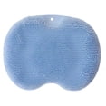 thumbnail image 1 of Alfombrilla para fregar los pies en la ducha, estropajo de espalda para ducha, montaje en pared con ventosas, exfoliante y calmante, 1 of 5
