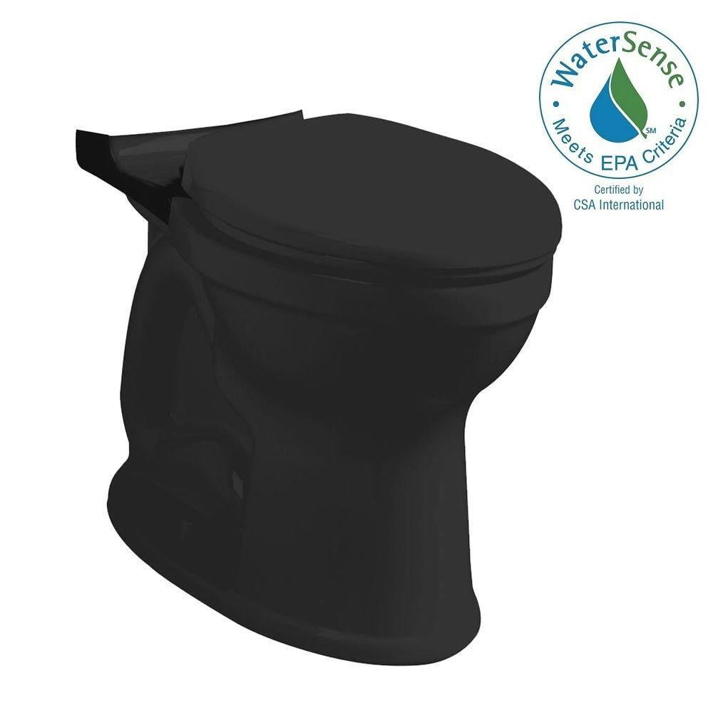 Champion 4 High Efficiency Right Height Round Toilet Bowl Only in Black