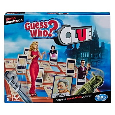 Clue Mash up Hasbro Board Game Hard to Find 2 Players 8 for sale online Guess Who 