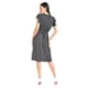 thumbnail image 3 of Vestido de rayas Roman Fashion /Juvenil, 8867-STRP (Negro rayas) negro EG, 3 of 5