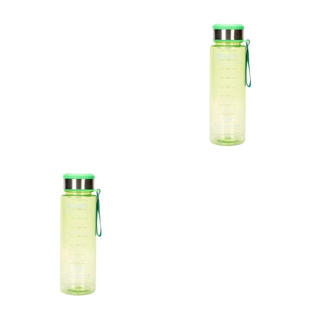 Matsuzay Botella de agua de generalizado, tetera de plástico para fugas de té, jarras para deportes al aire libre, taza para parejas, taza Type3 NO3