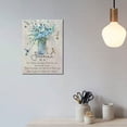 thumbnail image 6 of Christmas Gift Choice Christian Wall Art Bible Verses Canvas Prints Rustic Religious Floral Pictures - 12"x16" | Inspirational Farmhouse Decor for Living Room | Christian Gifts |, 6 of 6
