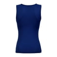 thumbnail image 3 of Top George para Mujer, Azul Tirante Ancho Talla G, 3 of 4