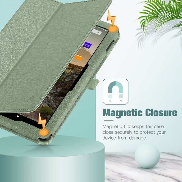 Beach Palm Trees Case For Kindle Fire HD 10 & 10 Plus Tablet (2023/2021 Release) - Auto Wake/Sleep & Stand Cover