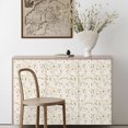 thumbnail image 6 of Abyssaly Beige Floral Wallpaper Peel and Stick Wallpaper 17.3"×118" Self-Adhesive Removable Contact Paper Vinyl Wall Paper for Bedroom Cupboard Door Shelfves, 6 of 9