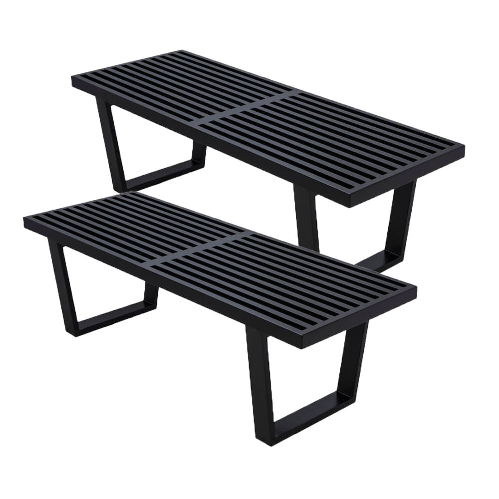 Mlf George Nelson Platform Bench Wooden Entryway Bench 4 Feet