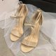 thumbnail image 5 of Amzcrzy Zapatos de mujer,Zapatos de mujer,Zapatillas de mujer, Sandalias informales de verano con punta abierta para mujer, con cordones, de color liso, de tacón alto y grueso. Sandalias Mujer Zapati, 5 of 5