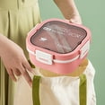 thumbnail image 1 of Vaidha Lunch Box Kids,Bento Box Adult Lunch Box,Lunch Containers For Adults/Kids/Toddler,1200ML-5 Compartment Bento Lunch Box,Built-In Reusable Spoon &, 1 of 7