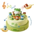 thumbnail image 3 of jileijar Kid Toy Launch Frog Cartoon Flying Frog Catching Funny Toy Development Game 2 Sensory Toy Puzzle Interaction1 Players, 3 of 8
