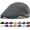 Dark Grey, variant on Mens Mesh Newsboy Cap, Breathable Beret Ivy Hat, Cabbie Driving Hats for Men and Women