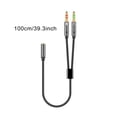 thumbnail image 3 of Cable adaptador de auriculares Methold HiFi 3,5mm Negro 1m, 3 of 6