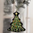 thumbnail image 4 of Creative Christmas Tree Pendant Wooden Painted Christmas Hanging Decoration For Home, 4 of 5