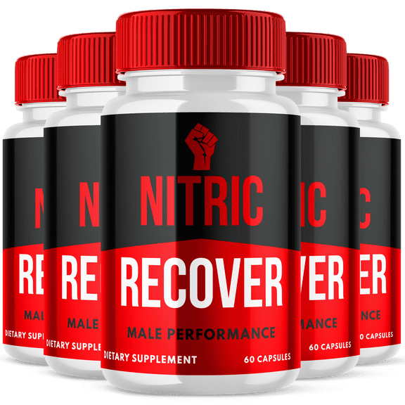 Nitric Recover for Men Advanced Male Support Supplment 300 Capsules