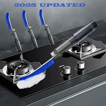 Hard Bristle Crevice Cleaning Brush, Small Cleaning Brushes, Grout Cleaner Brush, Toilet Brush, Scrub Brush for Shower Tile, Skinny Cleaning Tools for Household Use, Bathroom, Kitchen (3Pcs)