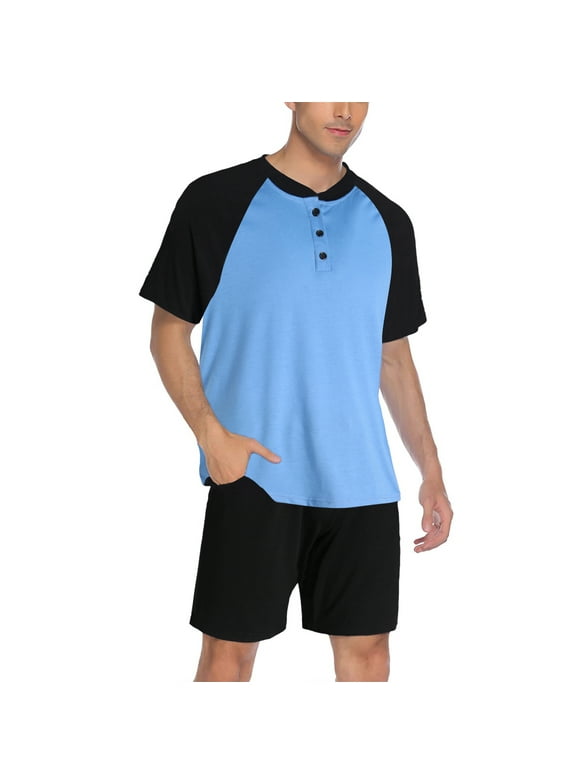 Mens Short Pajama Sets